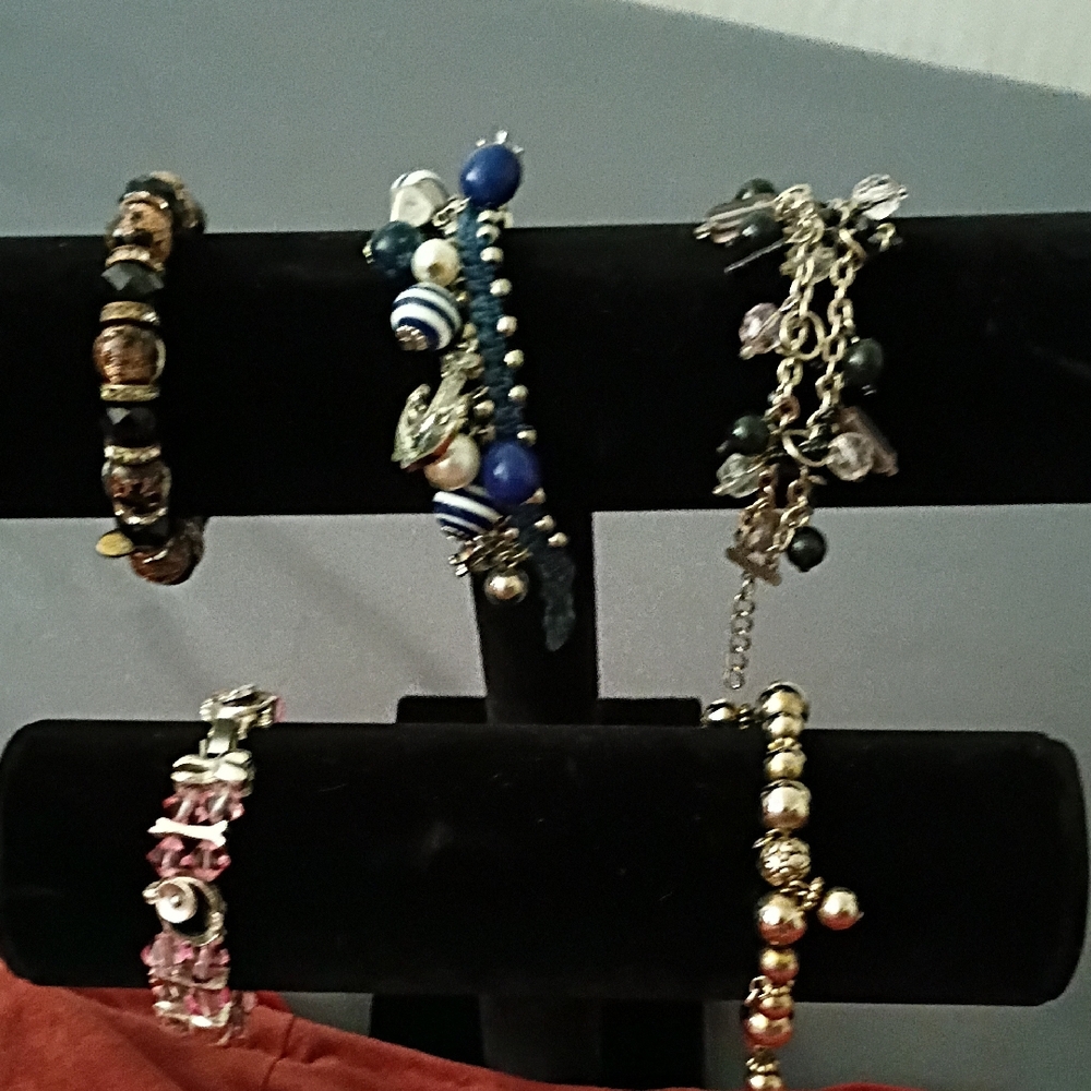 Elegant Multi-Color Bracelet Set